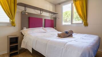 Casa mobile Comfort, accessibile ai disabili (Pet Friendly) | 2 bedrooms, blackout curtains