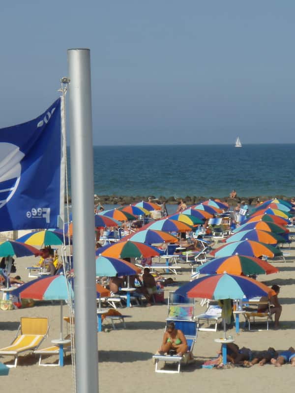 On the beach, white sand