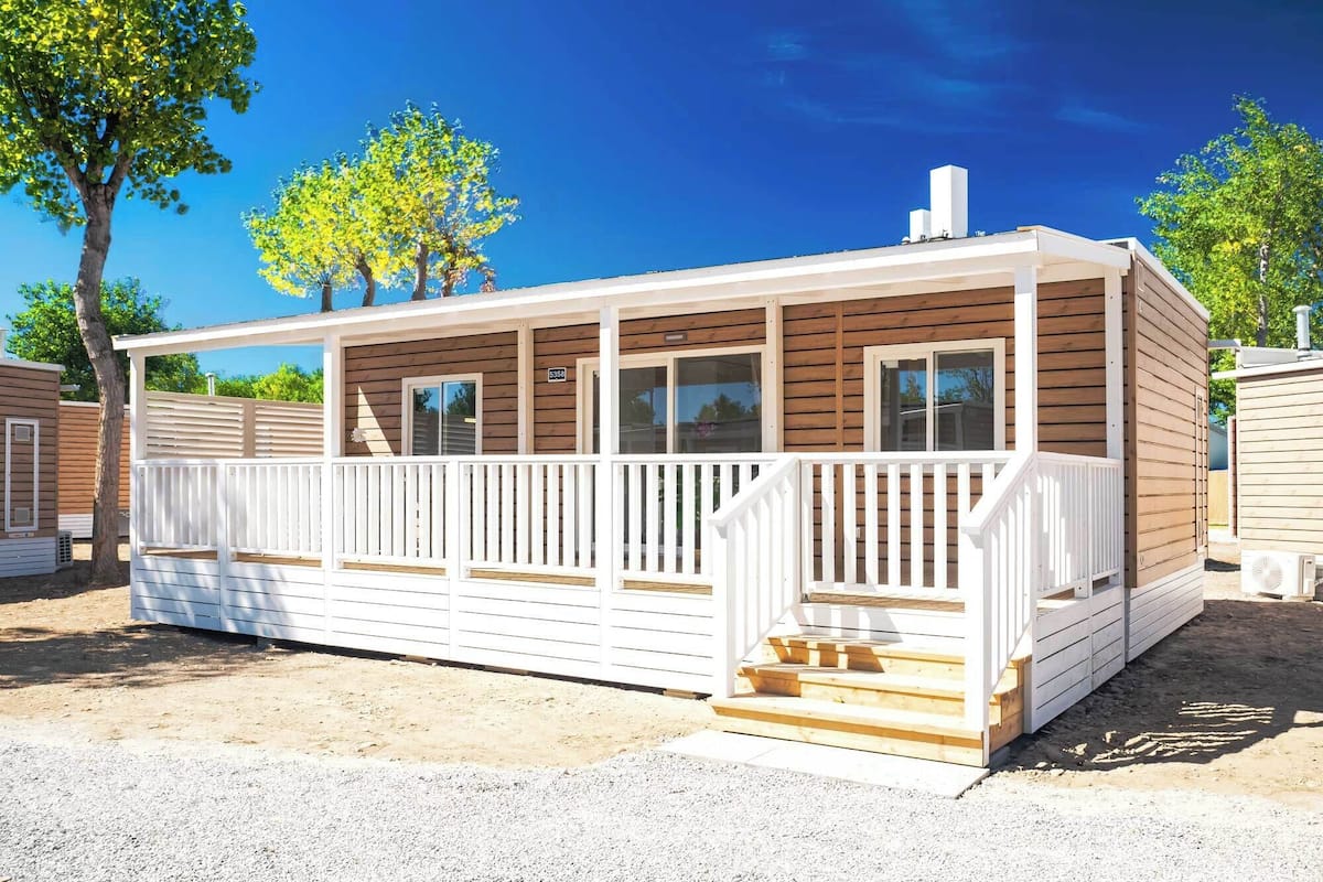 Mobile Home Deluxe, 2 chambres | Terrasse/Patio