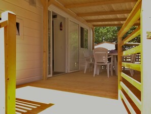 Maison mobile Confort (Pet Friendly) | Terrasse/patio
