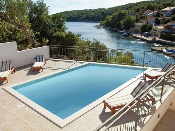 Pool - Luxury villa Lovely maiden near Vela Luka, pool (Vela Luka)
