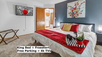 1 bedroom, desk, iron/ironing board, free WiFi