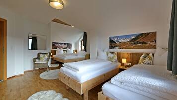 4 Schlafzimmer, Reisekinderbett, kostenloses WLAN, Bettwäsche