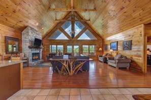 Cabin, Multiple Beds, Hot Tub | Interior - Dancing Bear Lodge (Pigeon Forge)