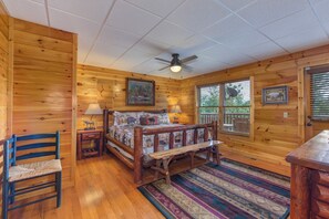 Huisje, meerdere bedden, hot tub | 4 slaapkamers, individueel gedecoreerd, individueel gemeubileerd