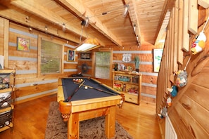 Cabin, Multiple Beds, Hot Tub | Games room