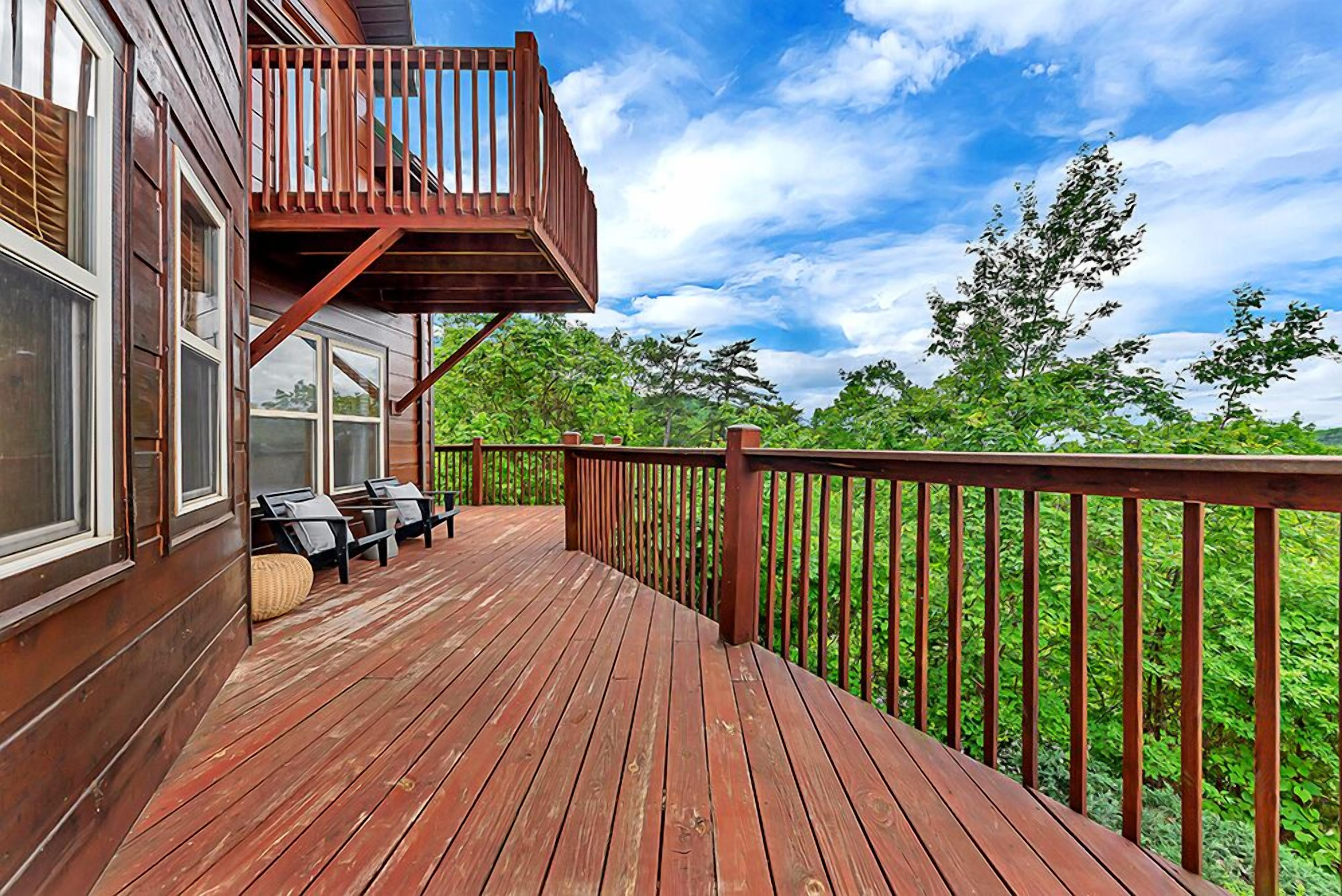 Cabin, Multiple Beds, Hot Tub | Balcony