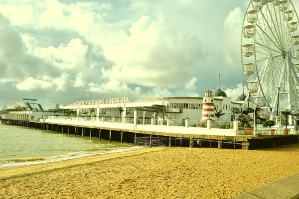 On the beach