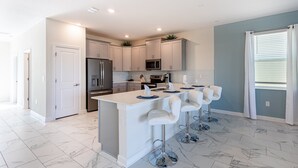 House, Multiple Beds, Private Pool | Private kitchen