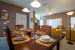 House, Multiple Beds, Private Pool, Pool View | Dining - Lovely 3Bd Pool TH Encantada Resort-3161yll (Kissimmee)