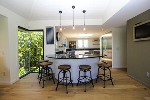 House, Multiple Beds, Private Pool, Beach View | Private kitchen | Fridge, microwave, stovetop, dishwasher - Sand Castle (Anna Maria)