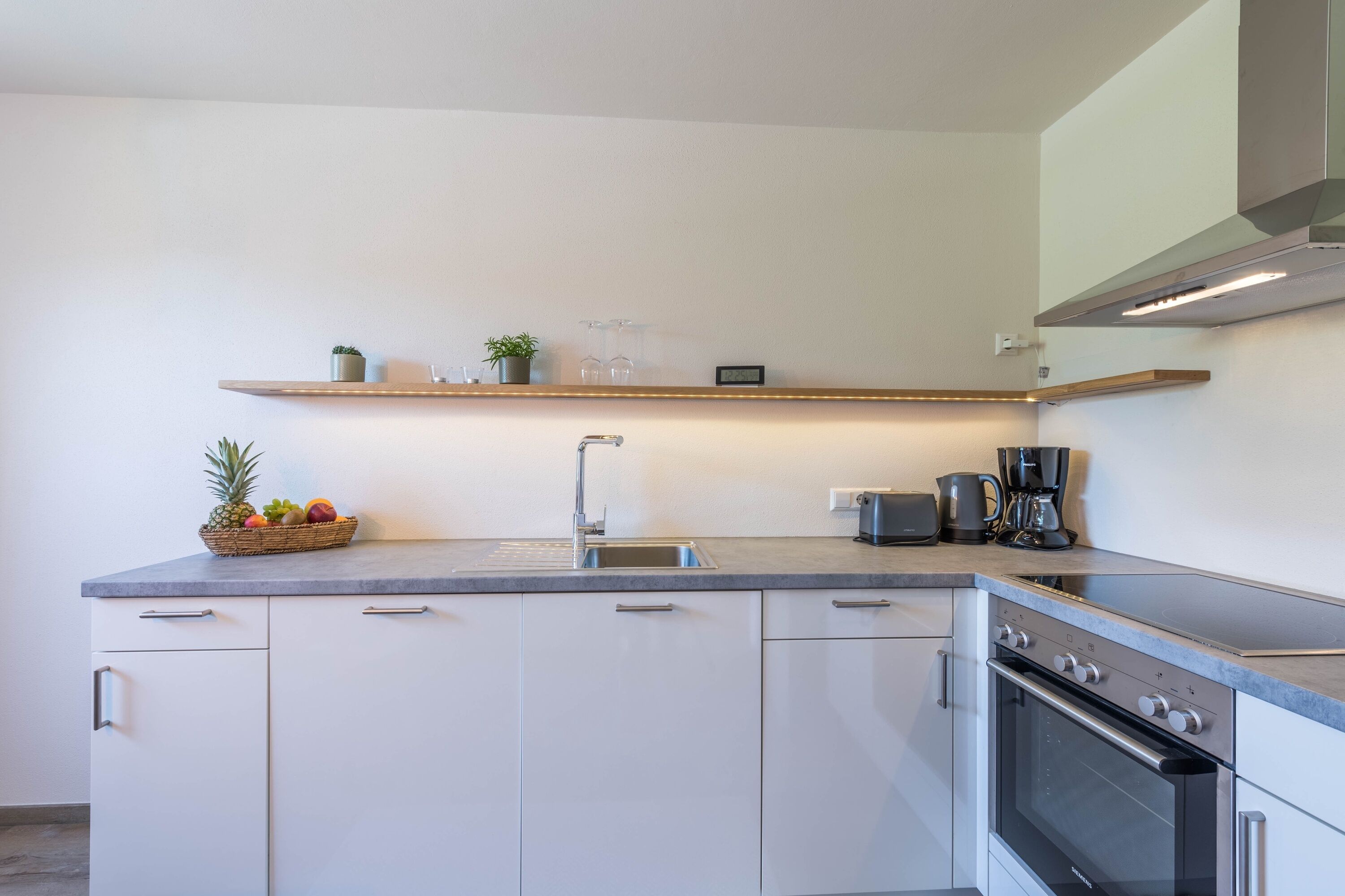 Kühlschrank, Ofen, Herdplatte, Geschirrspüler