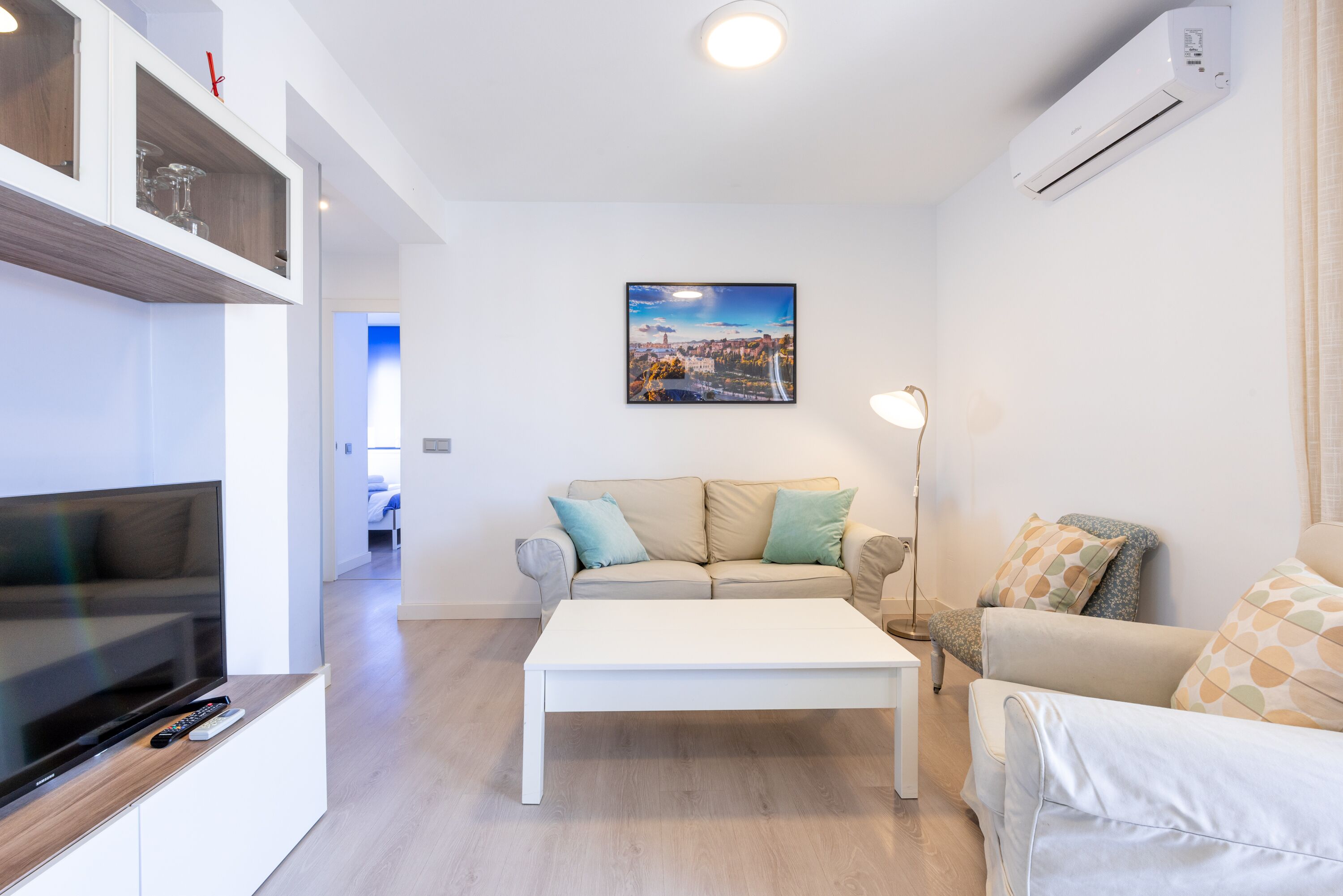Modern Holiday Apartment Apartamento Alborán Playa with Air Conditioning, Wi-Fi & Terrace; Parking Available