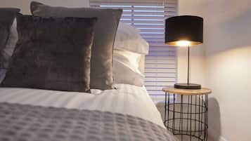 2 slaapkamers, een strijkplank/strijkijzer, gratis wifi, beddengoed