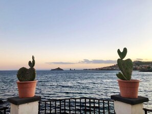 Blick von der Unterkunft