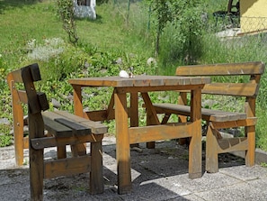 Balcony - Cozy Holiday Home in Waldbach near Totter Mann (Waldbach-Mönichwald)