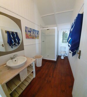 House | Bathroom | Shower, rainfall showerhead, towels - Mar Azul 4 (Ponta d'Ouro)