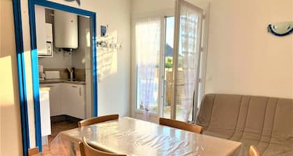 Gemütliches 2-Zimmer-Haus in Quiberon, 25m², 3*-Klassifizierung, nahe Strand, WLAN, Haustiere erlaubt