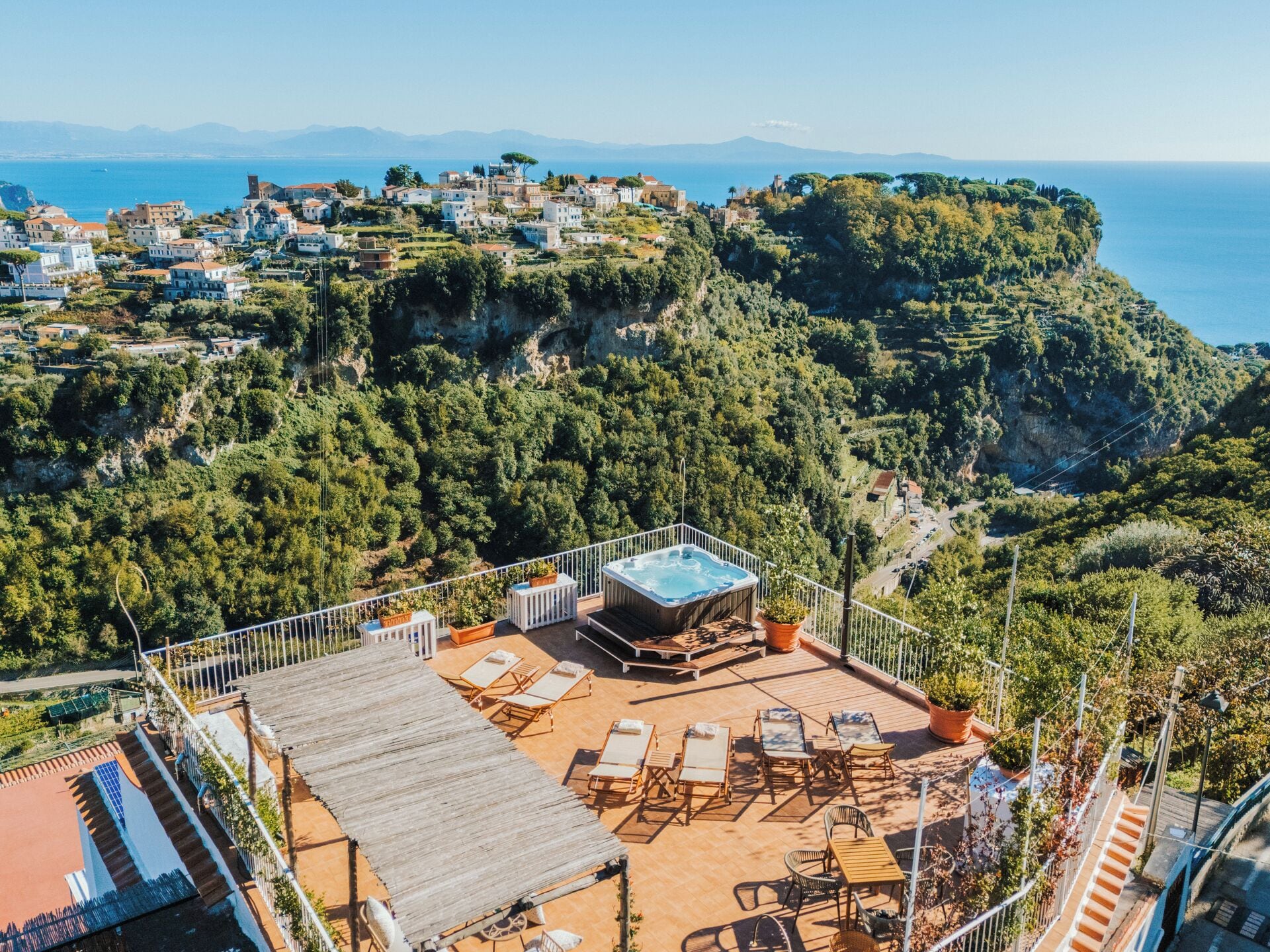 Terrasse sur le toit