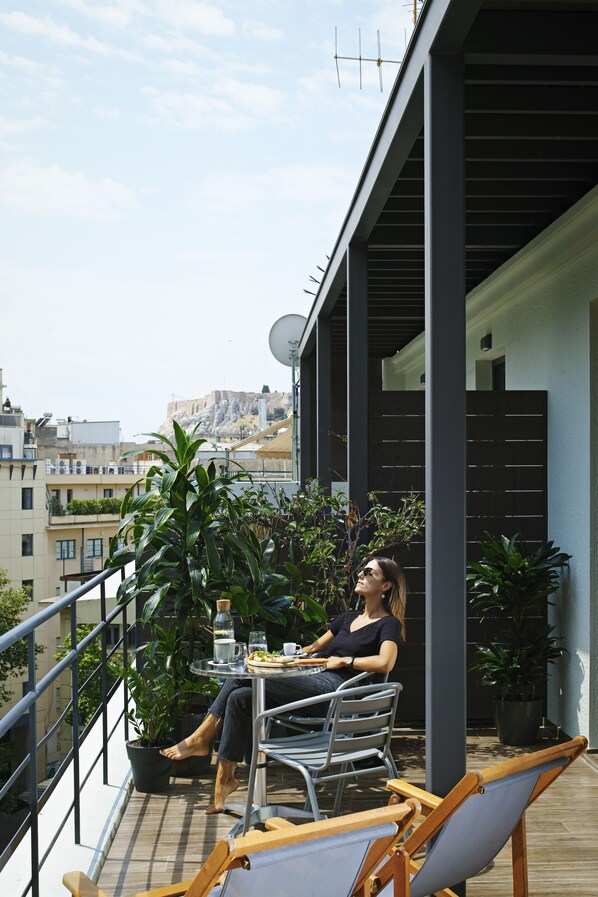 Terrace/patio - The Gem Society Hotel (Athens)