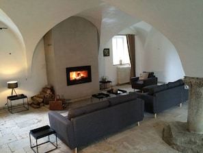 Fireplace, MP3 dock - Luxurious Holiday Home in Mens With Sauna (Mens)