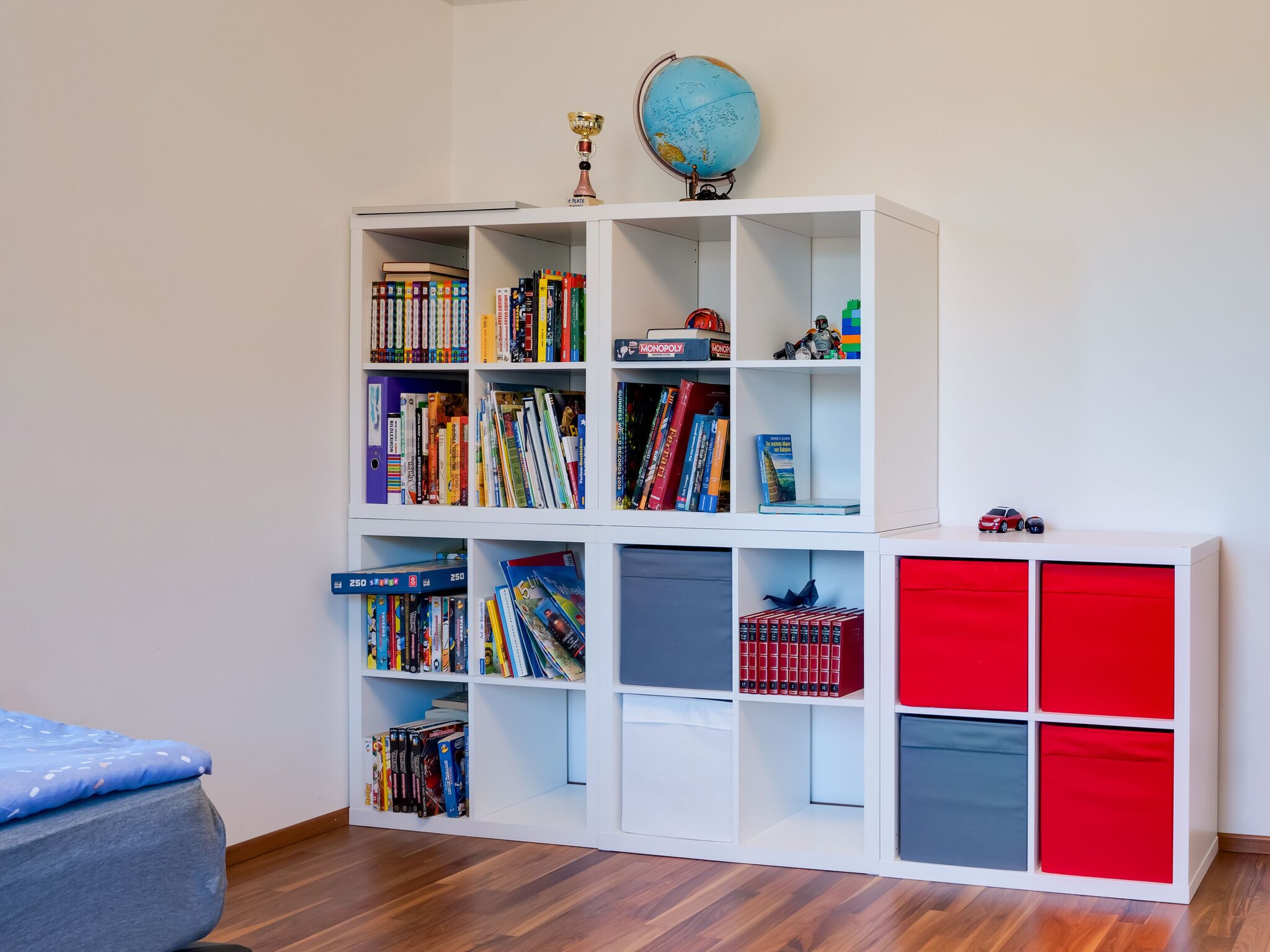3 Schlafzimmer, individuell eingerichtet, Bettwäsche