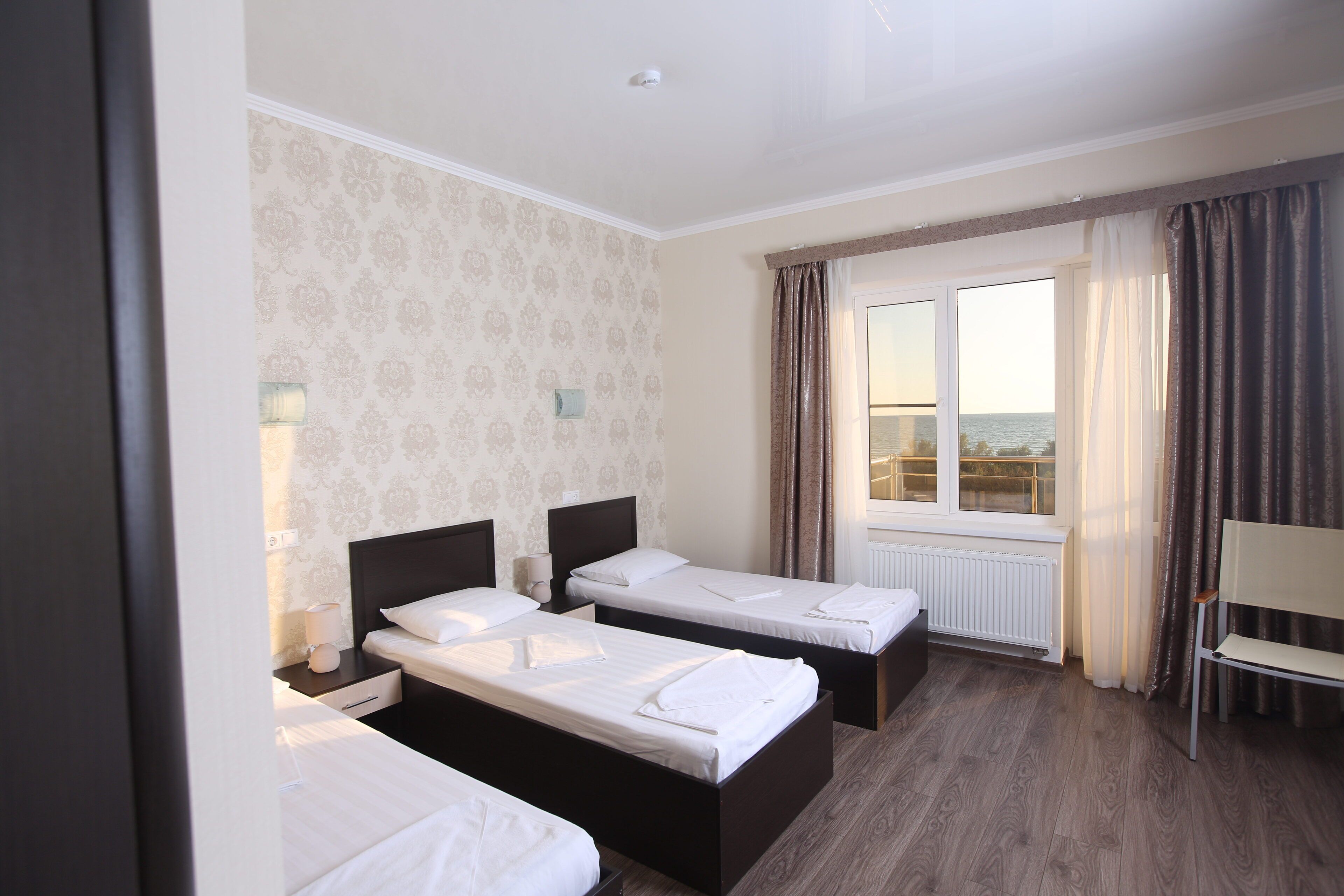 In-room safe, desk, blackout curtains, soundproofing