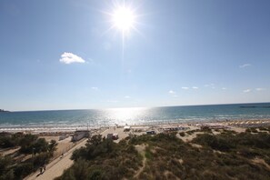 Vue sur la plage/l’océan