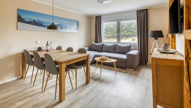 Apartment | Living room - Simplistic Holiday Home in Winterberg near Skiing (Winterberg)