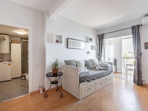 Apartment | Living room - Lovely and Super Decorated Apartment in Mijas Playa With Seaview! (Mijas)