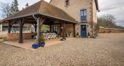 Scenic Farmhouse in Cronat With Fireplace