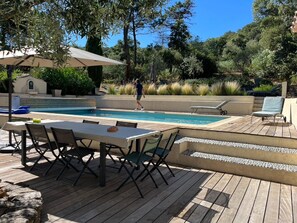 Villa | Pool | Indoor pool, outdoor pool - Villa in La Mole With Private Pool (La Mole)