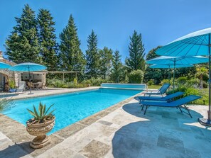 Outdoor pool, a heated pool - Scenic Holiday Home in Taradeau With Private Swimming Pool (Taradeau)