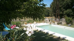 Outdoor pool - Graceful Cottage in Malaucène With Private Swimming Pool (Malaucene)