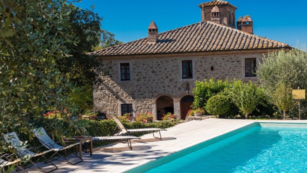 Outdoor pool - Secluded Apartment in Rapolano Terme With Garden (Rapolano Terme)