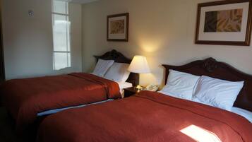 Skrivbord, mörkläggningsgardiner, strykjärn/strykbräda och gratis wi-fi