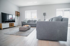 House | Living room | TV - Holiday Home Near Plitvice Lakes (Lovinac)