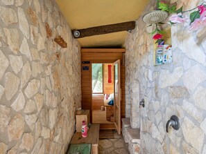 House | Bathroom | Shower, hair dryer, towels