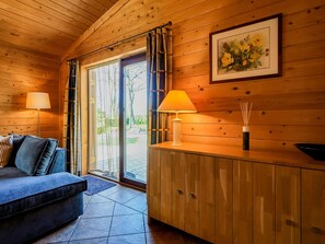 Living room - Garden View Bungalow in Holten near Forest (Holten)