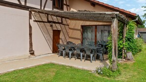 Balcony - Comfortable Holiday Home in Petit-croix Near Novillard (Petit-Croix)