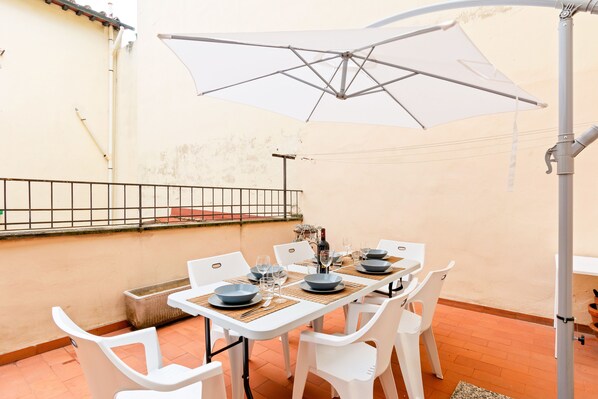 Apartment, 3 Bedrooms | Terrace/patio - Piazza Alberti Apartment with Terrace (Florence)