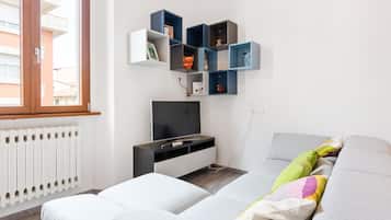 公寓, 3 间卧室 | 起居区 | 平板电视