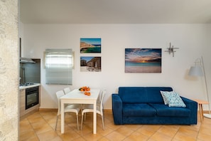 Apartment, 2 Bedrooms | Living area | Smart TV