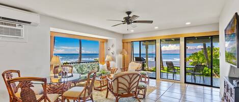 Smart TV, DVD player, stereo