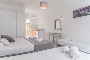 1 غرفة نوم وواي فاي وملاءات أسرّة