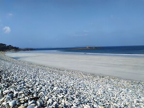 On the beach