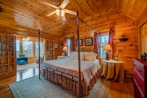 Cabin, 3 Bedrooms | 2 bedrooms, iron/ironing board, free WiFi, bed sheets - Absolute Bliss Lodge by Escape to Blue Ridge (Morganton)
