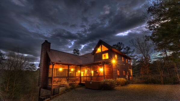 Cabin, 3 Bedrooms | Exterior - All Decked Out by Escape to Blue Ridge (Blue Ridge)
