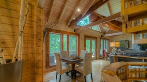 Cabin, 4 Bedrooms | Living room | TV - Big Canoe Lodge by Escape to Blue Ridge (Ellijay)