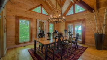 Cabin, 4 Bedrooms | Private kitchen | Fridge, microwave, stovetop, dishwasher